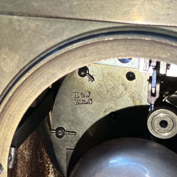 French 19th Century Clock & Candelabra Cherub Set