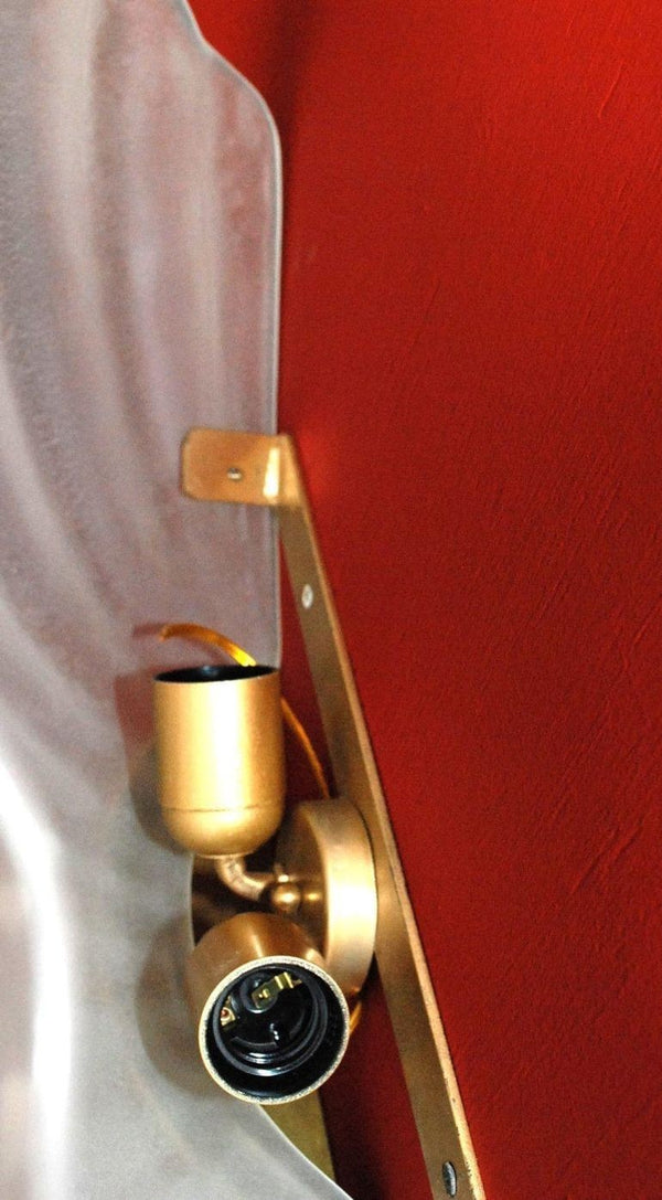 Set of Thirteen Oversized Murano Shell Sconces by Barovier e Toso, Italy, 1950's