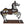Load image into Gallery viewer, Painted Wooden Carousel Horse