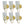 Load image into Gallery viewer, Set of Six Vintage Italian Hand blown Murano Sconces
