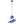 Load image into Gallery viewer, Italian Pendant w/ Blue & White Murano Glass Designed by Vistosi