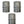 Load image into Gallery viewer, Set of Three Limited Edition Italian Sconces with Crackled Glass