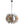 Load image into Gallery viewer, Vintage Italian Pendant w/ Clear & Amber Murano Glass by Mazzega