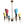 Load image into Gallery viewer, Playful Mid-Century Modern Italian Chandelier