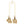 Load image into Gallery viewer, Four-arm Brass and Murano Glass Chandelier