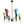 Load image into Gallery viewer, Playful Mid-Century Modern Italian Chandelier