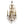 Load image into Gallery viewer, Small Italian Chandelier with Rock Crystal