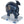 Load image into Gallery viewer, Blue Resin Skull