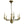 Load image into Gallery viewer, Art Deco Bronze Chandelier