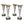 Load image into Gallery viewer, Set of Four Sterling Silver Chinese Vases