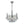 Load image into Gallery viewer, Vintage Italian Chandelier, Multiple Glass Spheres, Chrome Metal Frame, Sciolari