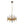 Load image into Gallery viewer, Sciolari Six-Light Gold-Plated Brass and Crystal Glass Chandelier