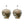 Load image into Gallery viewer, Pair of Vintage Italian Chandelier w/ Smoky Square Glasses & Oval Satin, c 1960