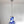Load image into Gallery viewer, Italian Pendant w/ Blue & White Murano Glass Designed by Vistosi