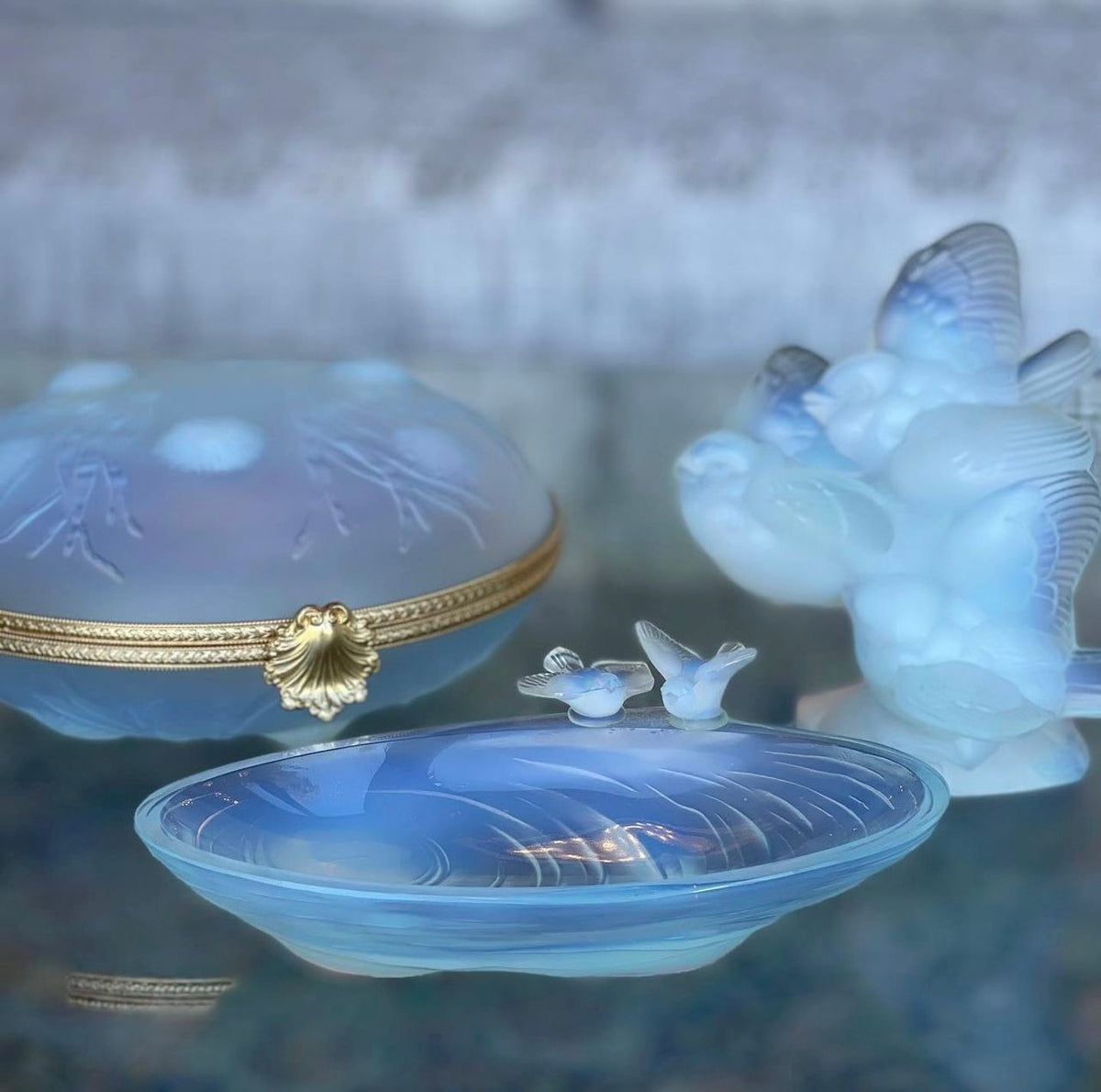 フランスSABINO 魚　オパールセントガラス Sabino Art Glass France Opalescent Fish - Etsy