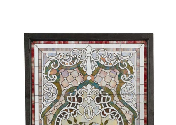 Late 19th century American Victorian Leaded Glass Window (Tiffany Quality)