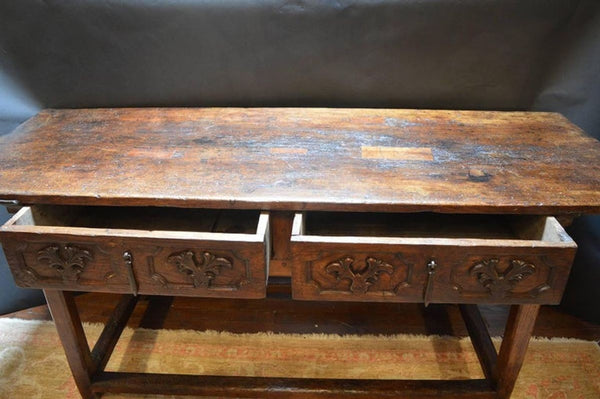 Late 17th Century Hand-Carved Table