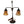 Load image into Gallery viewer, Vintage Tiffany Studios Two Light Bronze Favrile Table Lamp