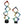 Load image into Gallery viewer, Colorful Italian Murano Tall Glass Sculptures
