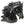 Load image into Gallery viewer, Italian Black Ceramic Horse Head, 1990s