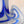 Load image into Gallery viewer, Italian Pendant w/ Blue & White Murano Glass Designed by Vistosi