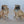 Load image into Gallery viewer, German Pair of Dresden Male & Female Bulldog Porcelain Figures