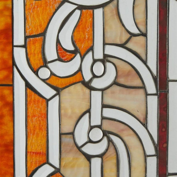 19th Century Colorful Leaded Glass Window