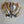 Load image into Gallery viewer, Vintage Italian Pendant w/ Clear & Amber Murano Glass by Mazzega