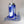 Load image into Gallery viewer, Italian Pendant w/ Blue & White Murano Glass Designed by Vistosi