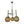 Load image into Gallery viewer, Pair of Italian Chandeliers w/ Opaline Murano Glass Hand Blown, 1960s