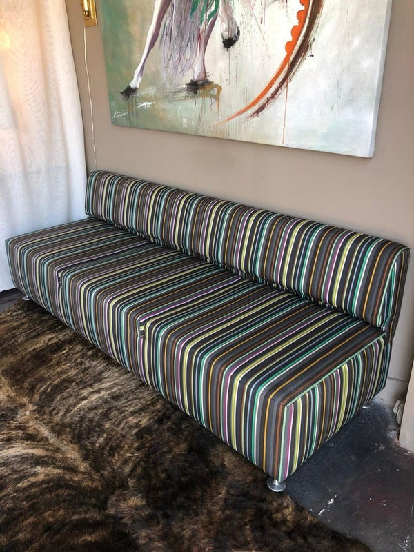 Stylish Modern Striped Sofa