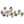 Load image into Gallery viewer, Collection of Art Glass Paper Weights