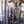 Load image into Gallery viewer, Vintage Chrome & Lucite Sciolari Chandeliers (pair available)