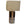Load image into Gallery viewer, Single Square Copper Mirror and Travertine Lamp