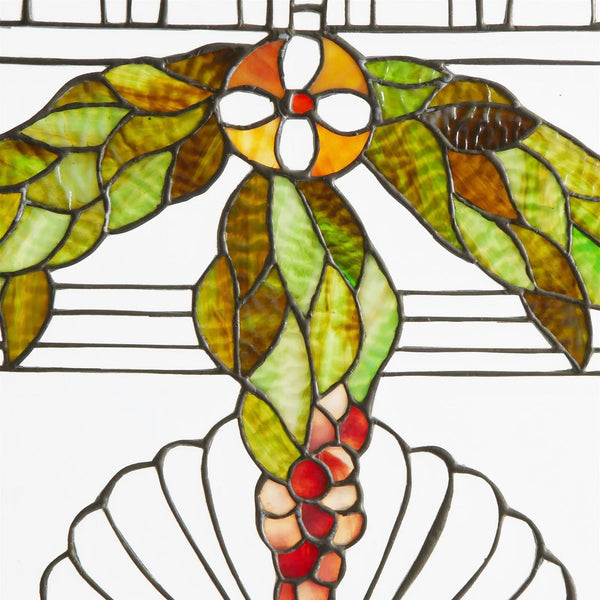 Set of Four American Victorian Leaded Glass Windows