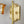 Load image into Gallery viewer, Set of Four Vintage Sconces with Clear and Amber Murano Glass