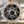 Load image into Gallery viewer, Art Deco Vintage Italian Chandelier w/ Clear Etched Glasses Mounted on Nickel Frame, circa 1960s