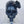 Load image into Gallery viewer, Blue Resin Skull