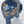 Load image into Gallery viewer, Blue Resin Skull