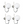 Load image into Gallery viewer, Set of Four of Vintage Italian Sconces w/Glossy White Murano Glass Globes