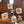 Load image into Gallery viewer, Vintage Italian Pendant w/ Lightly Frosted Murano Glass Cubes & Infused Amber Glass By Mazzega c 1960’s