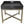 Load image into Gallery viewer, Square Italian Leather and Chrome Tray Table