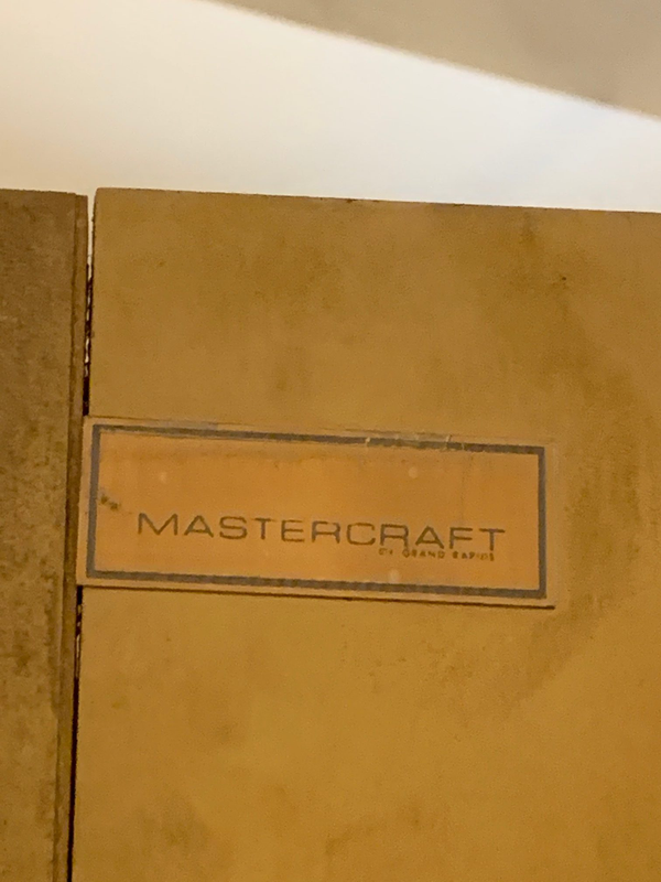 Mastercraft Brass Vitrine/Display Cabinet