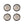 Load image into Gallery viewer, Set of Four Unique Vintage Italian Sconces w/ Clear Murano Glass, 1960’s