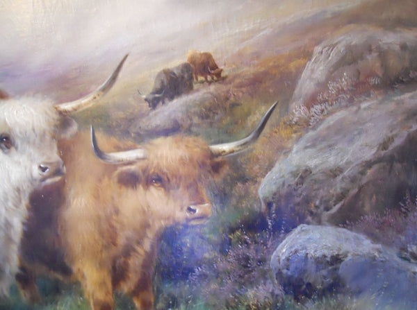 "Morning in the Highland" Painting by John Morris