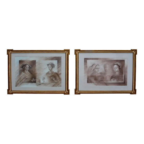Portrait drawing for the Portrait Drawings & Pastels collection