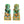 Load image into Gallery viewer, Pair of Late 19th Century Chinese Porcelain Foo Dogs
