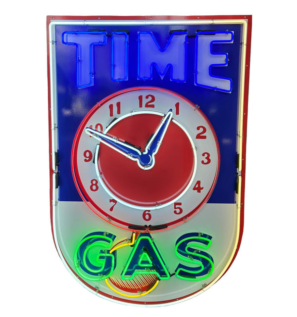 Vintage Gas Station Neon Sign, 20th Century