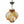 Load image into Gallery viewer, Vintage Italian Pendant with Clear &amp; Amber Murano Glass by Mazzega
