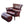 Load image into Gallery viewer, Set of Burgundy Leather Armchair and Ottoman by Pacific Green
